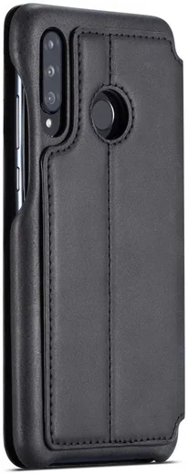 Huawei P30 Lite Portemonnee Bookcase Hoesje met Kaarthouder Zwart afbeelding 4