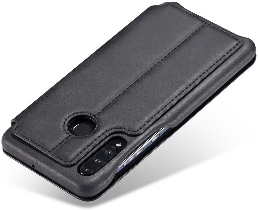 Huawei P30 Lite Portemonnee Bookcase Hoesje met Kaarthouder Zwart afbeelding 10