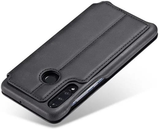 Huawei P30 Lite Portemonnee Bookcase Hoesje met Kaarthouder Zwart afbeelding 10