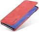 Huawei P30 Lite Portemonnee Bookcase Hoesje met Kaarthouder Rood afbeelding 1