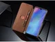 Huawei P30 Lite Portemonnee Bookcase Hoesje met Kaarthouder Coffee afbeelding 5