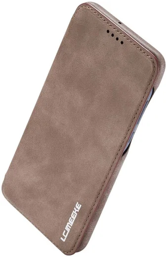 Huawei P30 Lite Portemonnee Bookcase Hoesje met Kaarthouder Coffee afbeelding 9