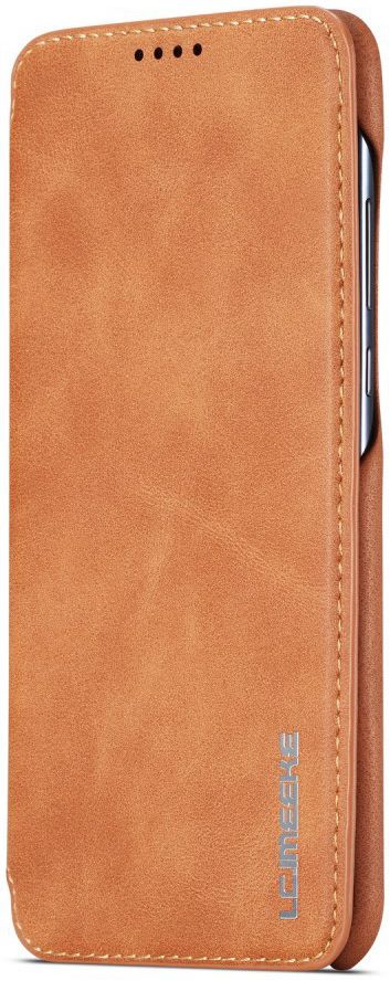 Huawei P30 Lite Portemonnee Bookcase Hoesje met Kaarthouder Bruin afbeelding 3