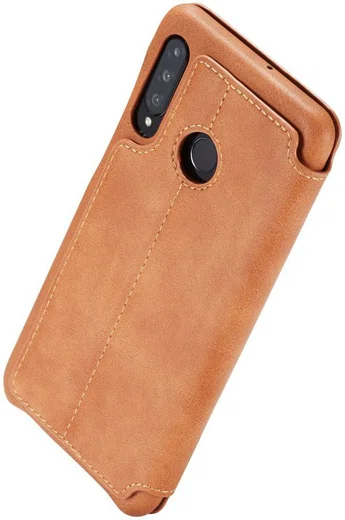 Huawei P30 Lite Portemonnee Bookcase Hoesje met Kaarthouder Bruin afbeelding 13
