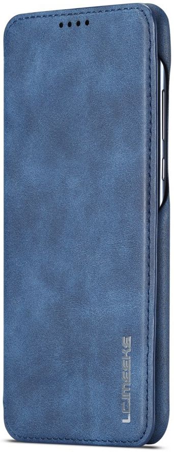 Huawei P30 Lite Portemonnee Bookcase Hoesje met Kaarthouder Blauw afbeelding 3