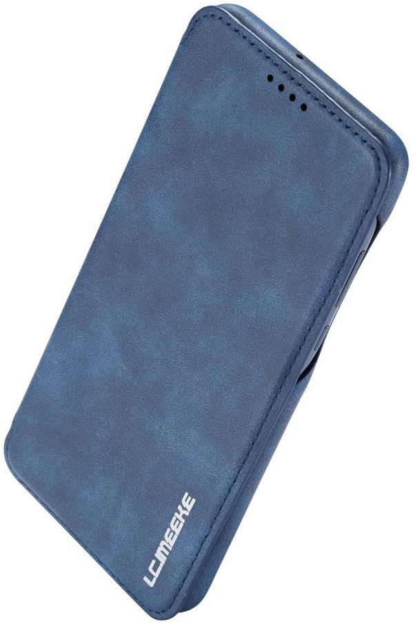 Huawei P30 Lite Portemonnee Bookcase Hoesje met Kaarthouder Blauw afbeelding 11