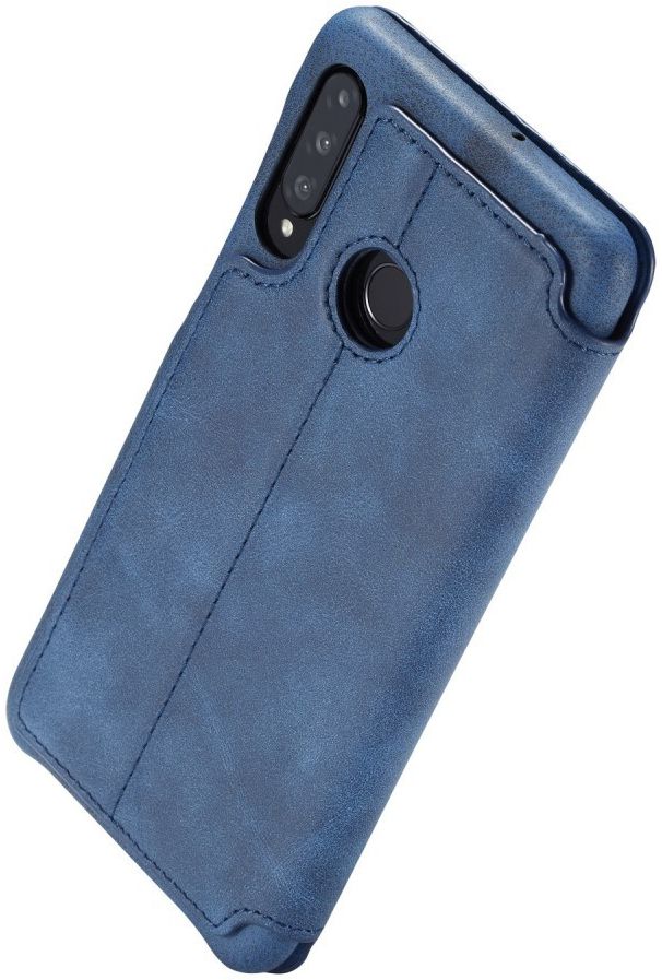 Huawei P30 Lite Portemonnee Bookcase Hoesje met Kaarthouder Blauw afbeelding 12