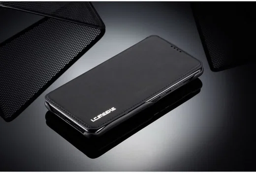Huawei P30 Pro Retro Portemonnee Bookcase Hoesje Zwart afbeelding 11