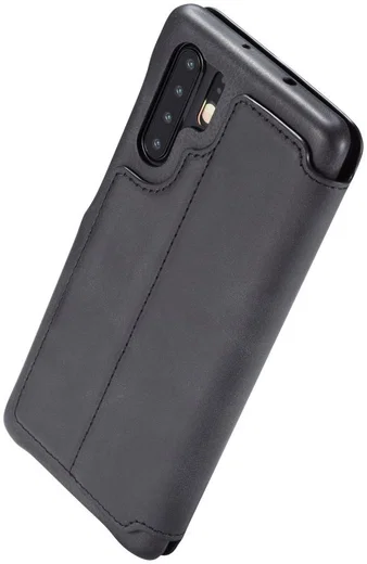 Huawei P30 Pro Retro Portemonnee Bookcase Hoesje Zwart afbeelding 9