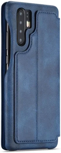 Huawei P30 Pro Retro Portemonnee Bookcase Hoesje Blauw afbeelding 7