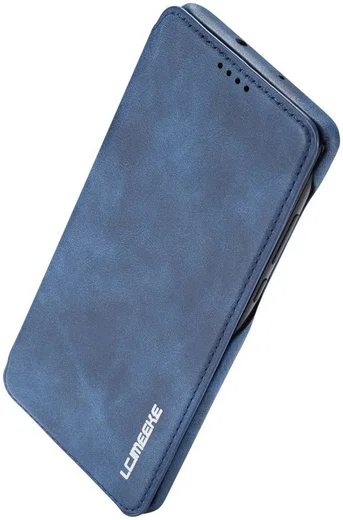 Huawei P30 Pro Retro Portemonnee Bookcase Hoesje Blauw afbeelding 12