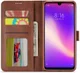 Xiaomi Redmi Note 7 Portemonnee Flip Hoesje met Magneet Sluiting Bruin afbeelding 2