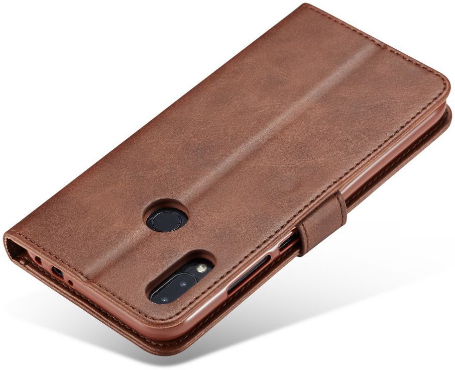 Xiaomi Redmi Note 7 Portemonnee Flip Hoesje met Magneet Sluiting Bruin afbeelding 16
