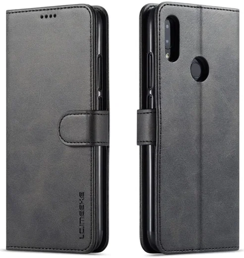 Xiaomi Redmi Note 7 Portemonnee Hoesje met Magneet Sluiting Zwart afbeelding 2