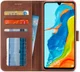 Huawei P30 Lite Portemonnee Bookcase Hoesje Magneet Sluiting Coffee afbeelding 4