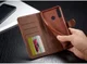 Huawei P30 Lite Portemonnee Bookcase Hoesje Magneet Sluiting Coffee afbeelding 12