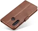 Huawei P30 Lite Portemonnee Bookcase Hoesje Magneet Sluiting Coffee afbeelding 14
