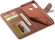 Huawei P30 Lite Portemonnee Bookcase Hoesje Magneet Sluiting Coffee afbeelding 17