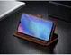 Huawei P30 Lite Portemonnee Bookcase Hoesje Magneet Sluiting Coffee afbeelding 8