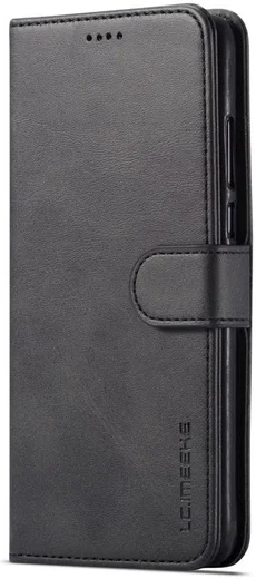 Huawei P30 Lite Portemonnee Bookcase Hoesje Magneet Sluiting Zwart afbeelding 1