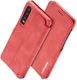 Huawei P30 Retro Style Kaarthouder Bookcase Hoesje Rood afbeelding 3