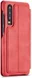 Huawei P30 Retro Style Kaarthouder Bookcase Hoesje Rood afbeelding 7