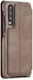 Huawei P30 Retro Style Kaarthouder Bookcase Hoesje Coffee afbeelding 7