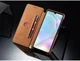 Huawei P30 Retro Style Kaarthouder Bookcase Hoesje Bruin afbeelding 6