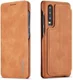 Huawei P30 Retro Style Kaarthouder Bookcase Hoesje Bruin afbeelding 2