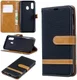Samsung Galaxy A40 Jeans Portemonnee Hoesje Zwart afbeelding 13