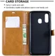 Samsung Galaxy A40 Jeans Portemonnee Hoesje Zwart afbeelding 3