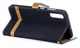 Samsung Galaxy A70 Jeans Portemonnee Hoesje Zwart afbeelding 10