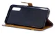 Samsung Galaxy A70 Jeans Portemonnee Hoesje Zwart afbeelding 11