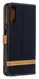 Samsung Galaxy A70 Jeans Portemonnee Hoesje Zwart afbeelding 2