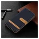 Samsung Galaxy A70 Jeans Portemonnee Hoesje Zwart afbeelding 6