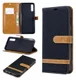 Samsung Galaxy A70 Jeans Portemonnee Hoesje Zwart afbeelding 9
