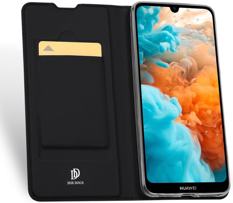 Dux Ducis Skin Pro Series Huawei Y6s / Y6 (2019) Hoesje Wallet Zwart afbeelding 2