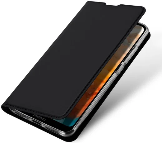 Dux Ducis Skin Pro Series Huawei Y6s / Y6 (2019) Hoesje Wallet Zwart afbeelding 1