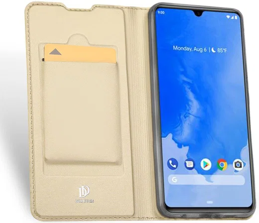 Dux Ducis Samsung Galaxy A70 Bookcase Hoesje Goud afbeelding 2