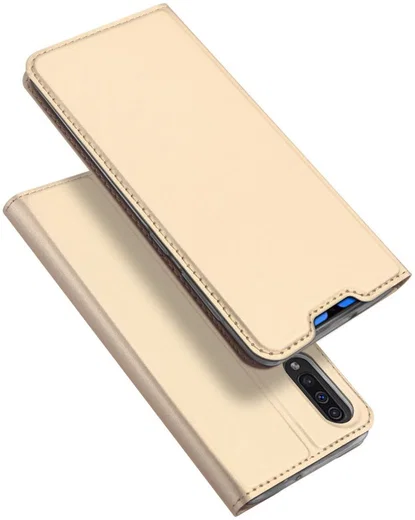 Dux Ducis Samsung Galaxy A70 Bookcase Hoesje Goud afbeelding 5