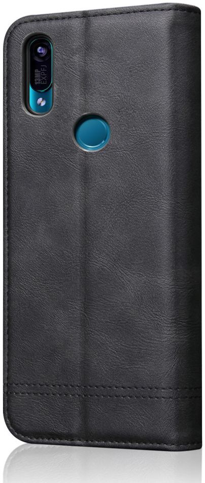 Huawei Y6s / Y6 (2019) Hoesje Vintage Portemonnee Zwart afbeelding 3
