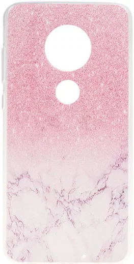 Motorola Moto G7 / G7 Plus TPU Hoesje met Print Marmer afbeelding 1