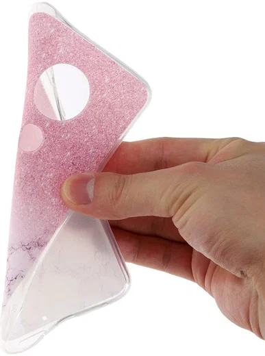 Motorola Moto G7 / G7 Plus TPU Hoesje met Print Marmer afbeelding 2