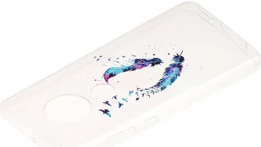 Motorola Moto G7 / G7 Plus TPU Hoesje met Print Feather & Birds afbeelding 4