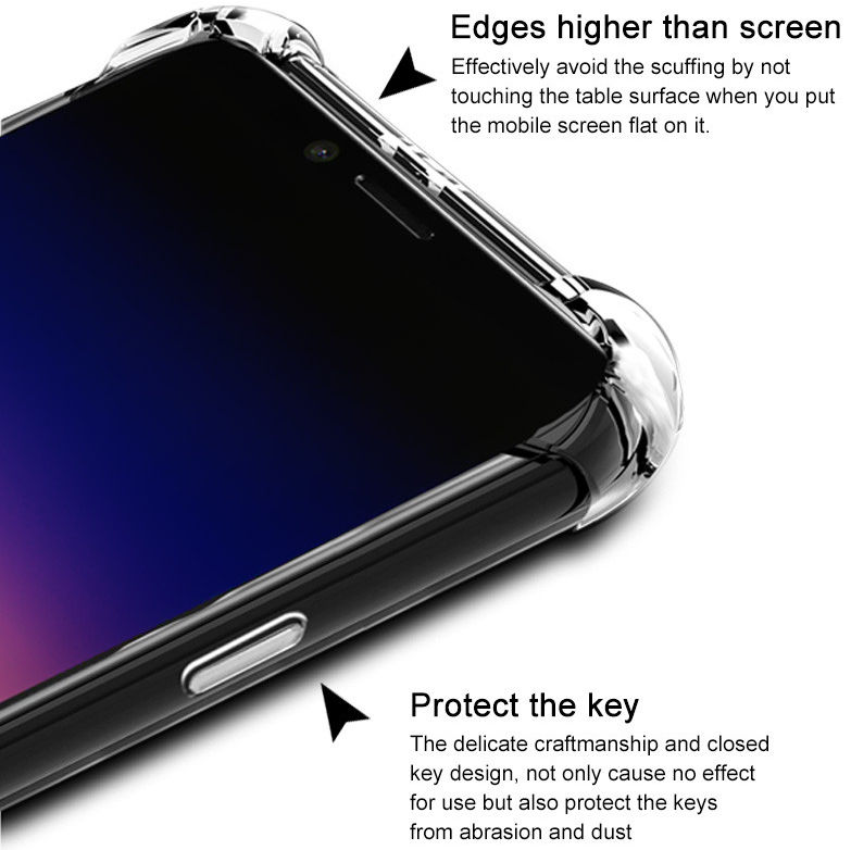 IMAK Sony Xperia 1 Hoesje TPU met Screenprotector Transparant afbeelding 8