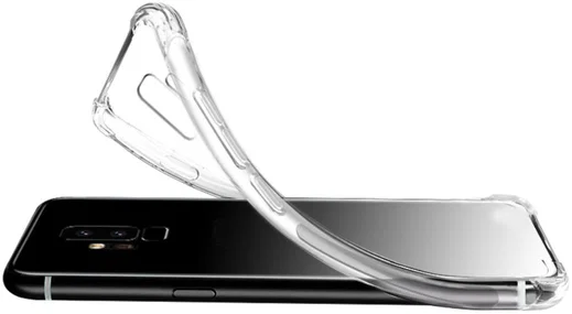 IMAK Sony Xperia 1 Hoesje TPU met Screenprotector Transparant afbeelding 3