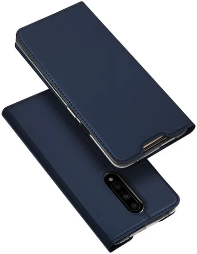 Dux Ducis OnePlus 7 Pro Bookcase Hoesje Blauw afbeelding 5