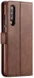 Huawei P30 Stand Portemonnee Bookcase Hoesje Coffee afbeelding 1