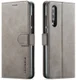 Huawei P30 Stand Portemonnee Bookcase Hoesje Grijs afbeelding 2