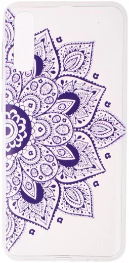 Samsung Galaxy A50 Hoesje Print TPU Bloem afbeelding 1